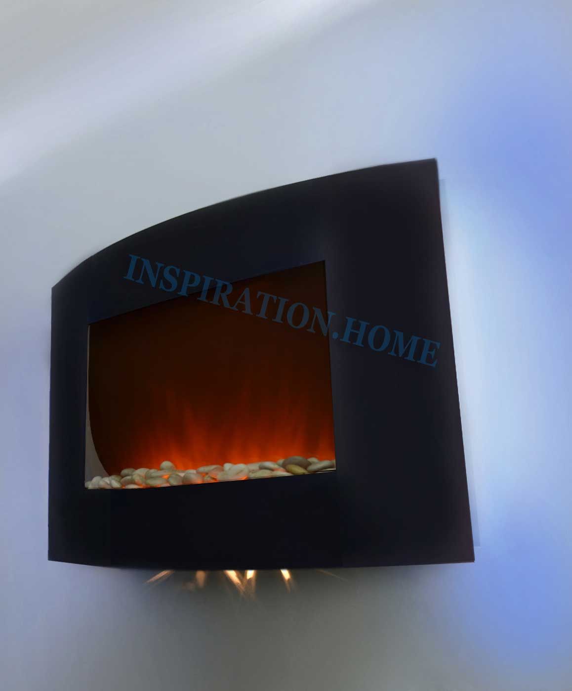  allows you to mount this incredible fireplace easily on any flat wall