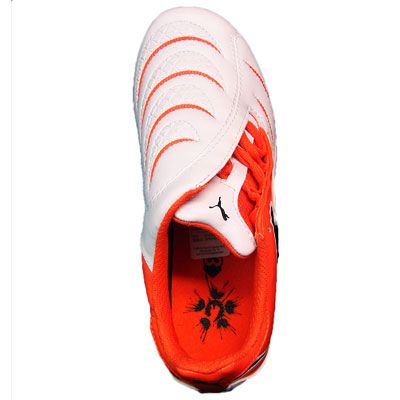 New Puma Power Cat 3 10 FG Kids White Football Boots UK