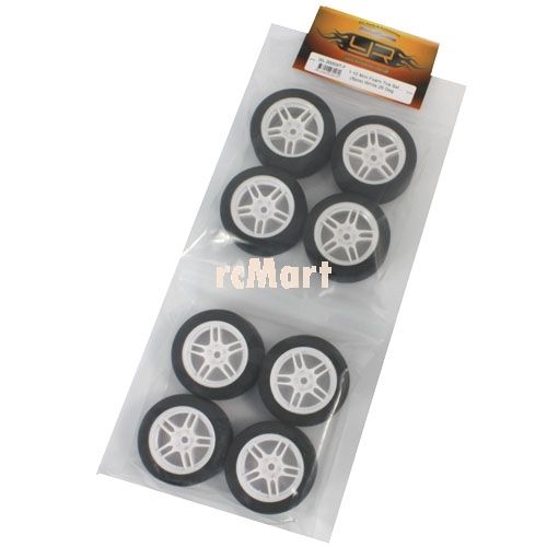  outer diameter 54mm inner diameter 40mm include tire 8 pcs wheel 8 pcs