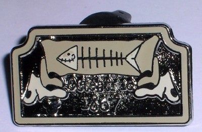 Tombstone Fish Haunted Mansion Hidden Mickey Disney Pin