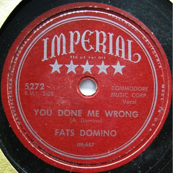 Fats Domino Imperial 5272 Little School Girl 1954 Nice