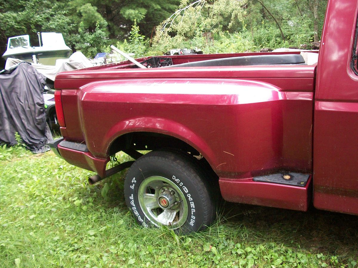 Ford Flareside Pickup Bed Box 1992 Fiberglass Fenders Tailgate