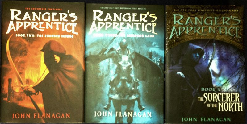 Lot 3 The Rangers Apprentice 2 5 6 by John Flanagan Books Hardcover