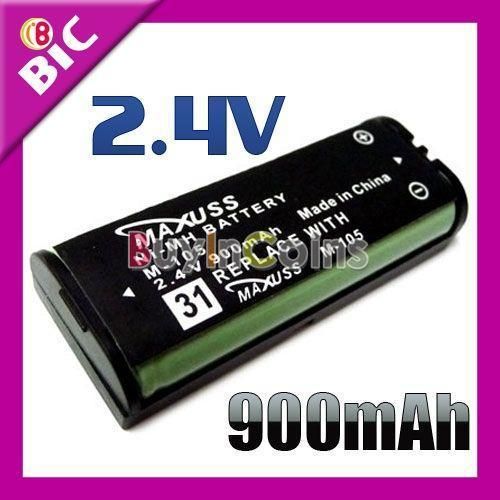 900mAh Replacement NiMH Battery for Panasonic HHR P105