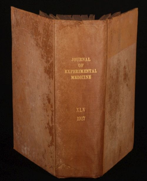 1927 Journal of Experimental Medicine Ed by Peyton ROUS