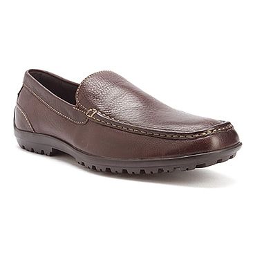 Florsheim Mens Nowles Toe Slip on Shoes Brown Leather 13130 200