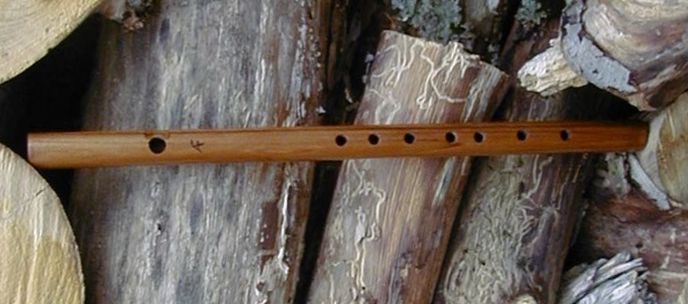 Teak D Fife Flute Low C Foot One Piece 2 Octaves