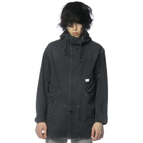 UNDERCOVER CO., LTD. / UNDERCOVERISM DISTRESSED COTTON FISHTAIL PARKA