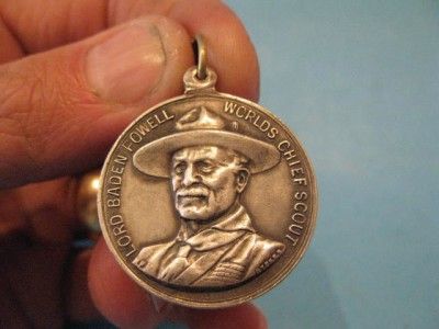 Silver Australian Scout Jamboree Frankston Melb Medallion Medal Baden