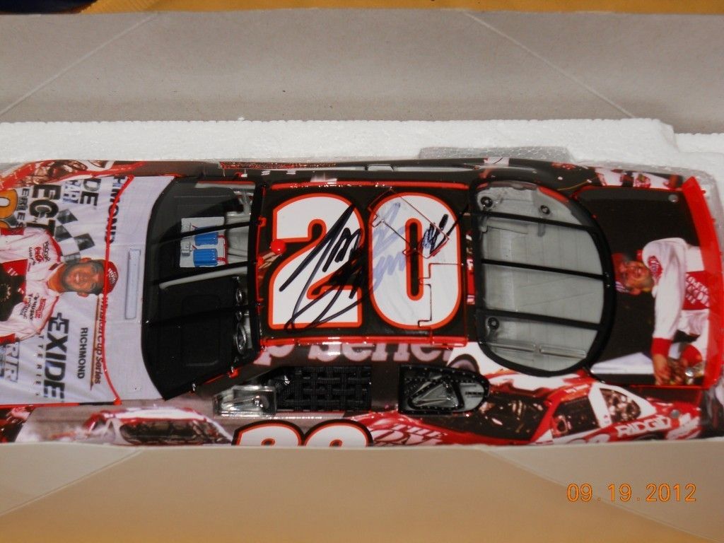 24 Scale Tony Stewart Autographed NASCAR