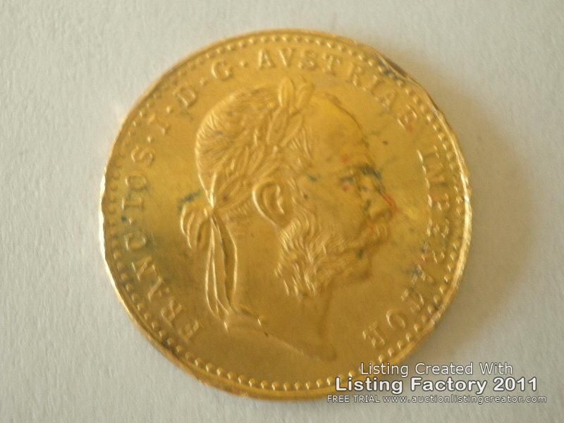 1915 franc austrian ducat imperator 24k gold coin