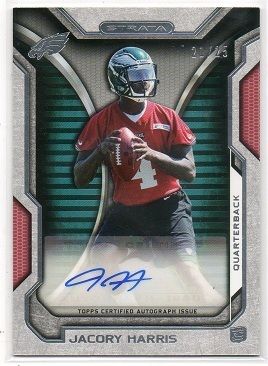 JACORY HARRIS 2012 Strata *RED* SP RC AUTO /25 Eagles MIAMI HURRICANES