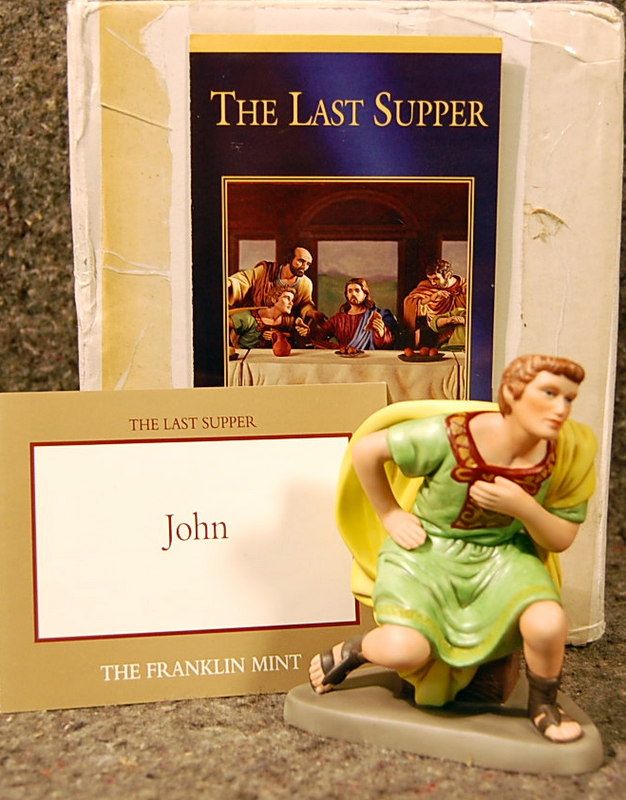 Franklin Mint The Last Supper Porcelain Figure John