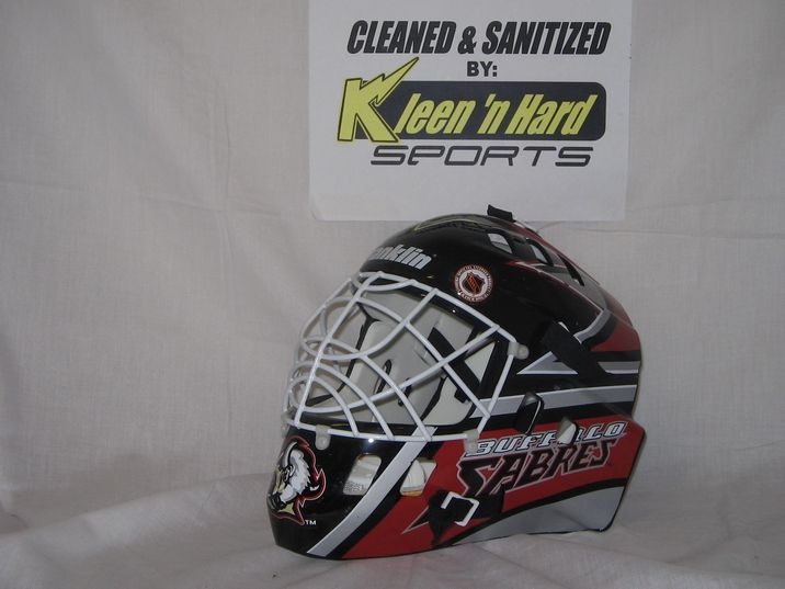 Used Franklin Sabers SX Comp 110 Street Hockey Goalie Helmet