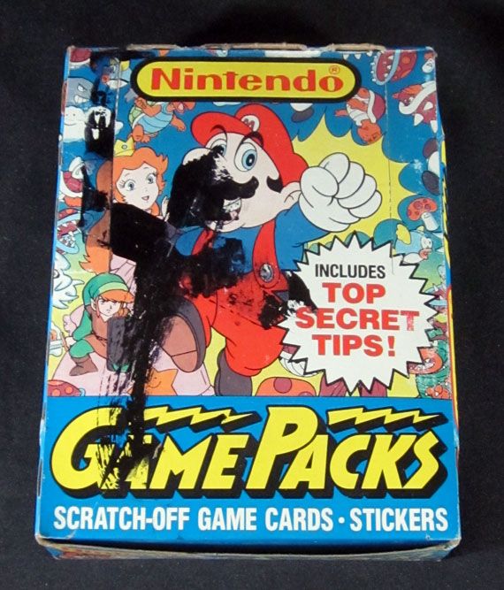 1989 Topps Nintendo Game Packs Trading Card Box 48 Packs