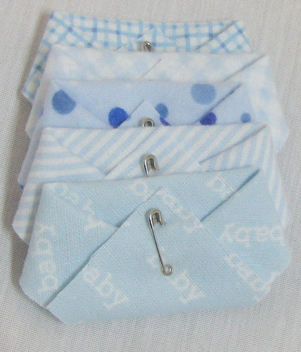 Dirty Diaper Baby Shower Game or Party Favor Boy Blue Nursery Prints