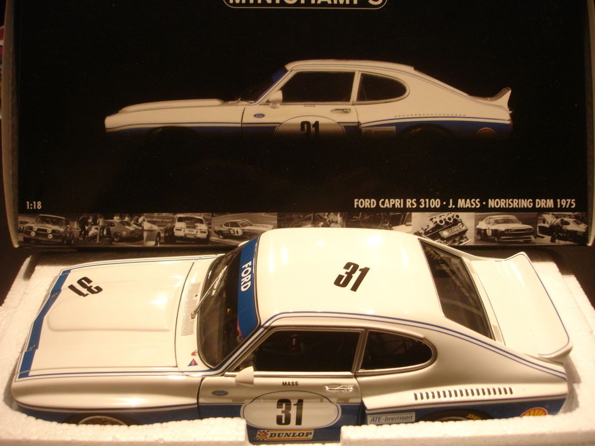 Ford Capri RS 3100 Mass DRM1975 31 Norisring 1 18 Minichamps Mint NIB