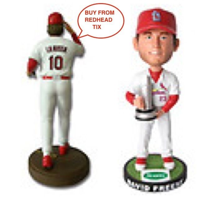 DAVID FREESE MVP BOBBLEHEAD & TONY LA RUSSA RETIREMENT FIGURINE * FREE