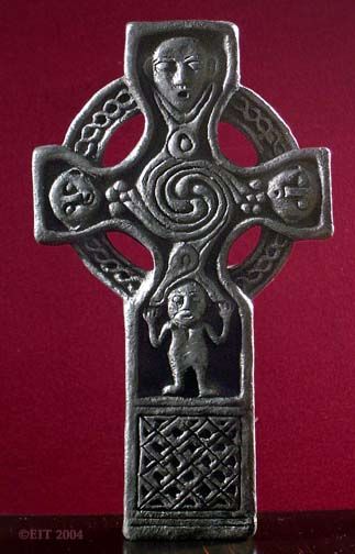  Replica of a CELTIC GRAVE CROSS from GALLEN PRIORY, Ireland, c 950AD