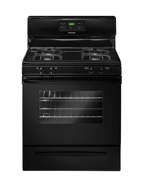 Frigidaire Black Gas 30 Self Cleaning Range FFGF3023LB