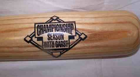 Louisville Slugger Baseball Bat Garst Feed Advertiser