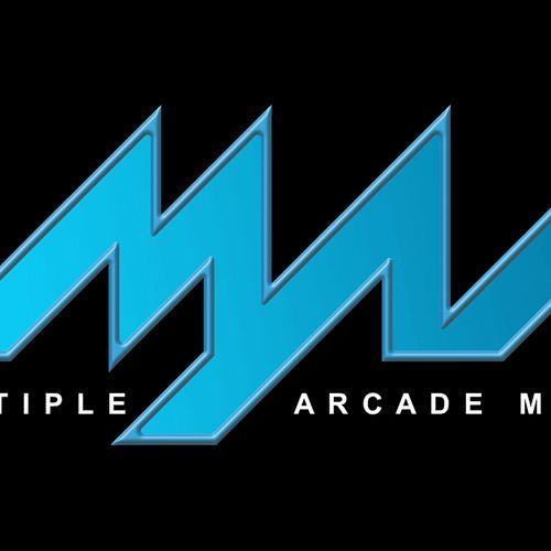  Arcade Game Cabinet Sticker Classic Blue 10 Retro Games Decal