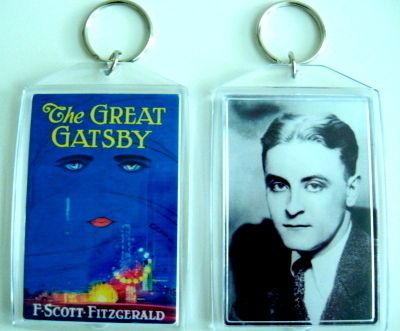 GREAT GATSBY KEY CHAIN KEYCHAIN F SCOTT FITZGERALD Nick Carraway Daisy