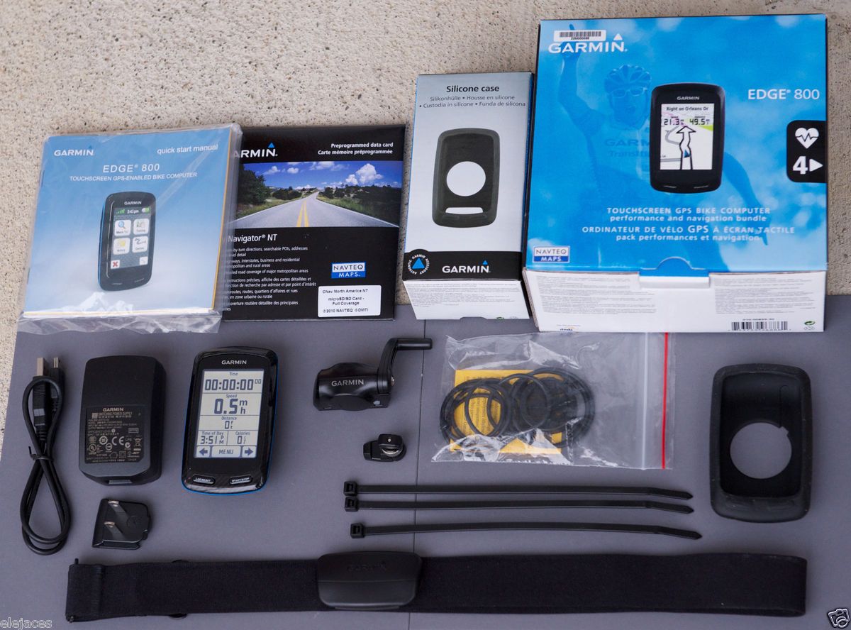 GARMIN EDGE 800 BIKE GPS CITY NAVIGATOR HRM CADENCE 010 00899 30 VERY