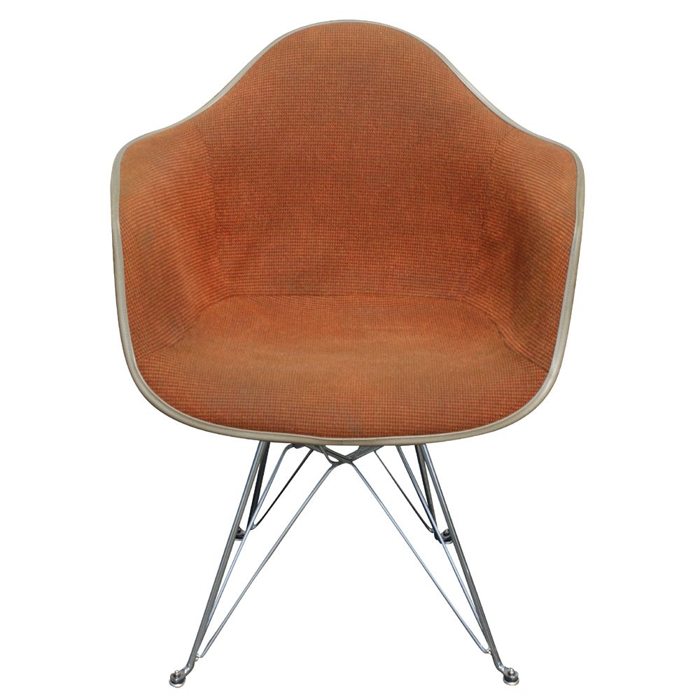 Herman Miller Eames Fiberglass Shell Armchair Orange