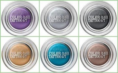 Maybelline Color Tatoo 24 Hour Gel Cream Eyeshadow New