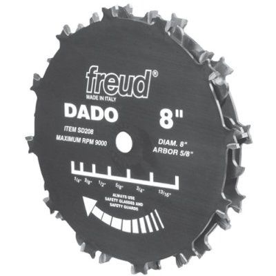 freud sd208 8 stack dado saw blade