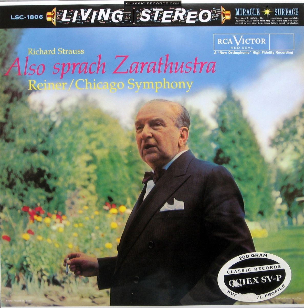 Fritz Reiner   R. Strauss Also sprach Zarathustra 200 Gram VINYL LP