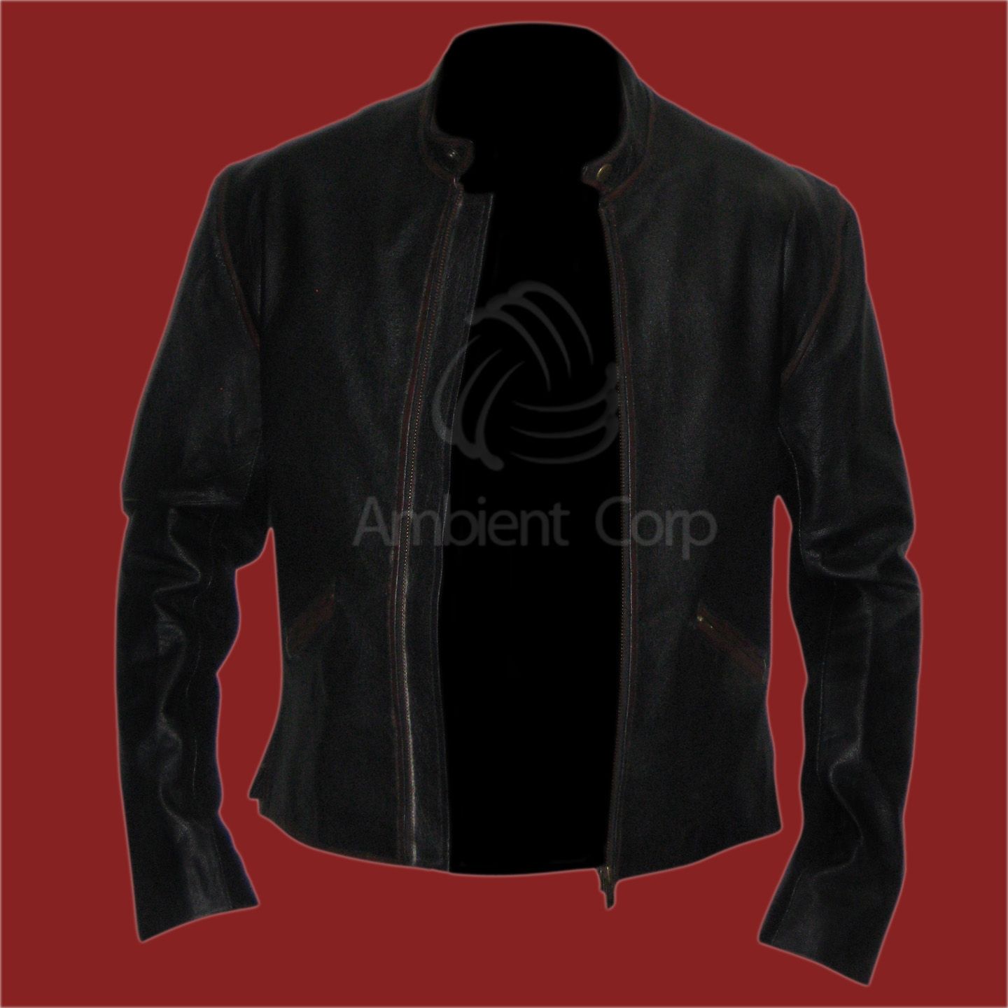 Tron Legacy Sam Flynn Replica Brown Genuine Bomber Leather Jacket New