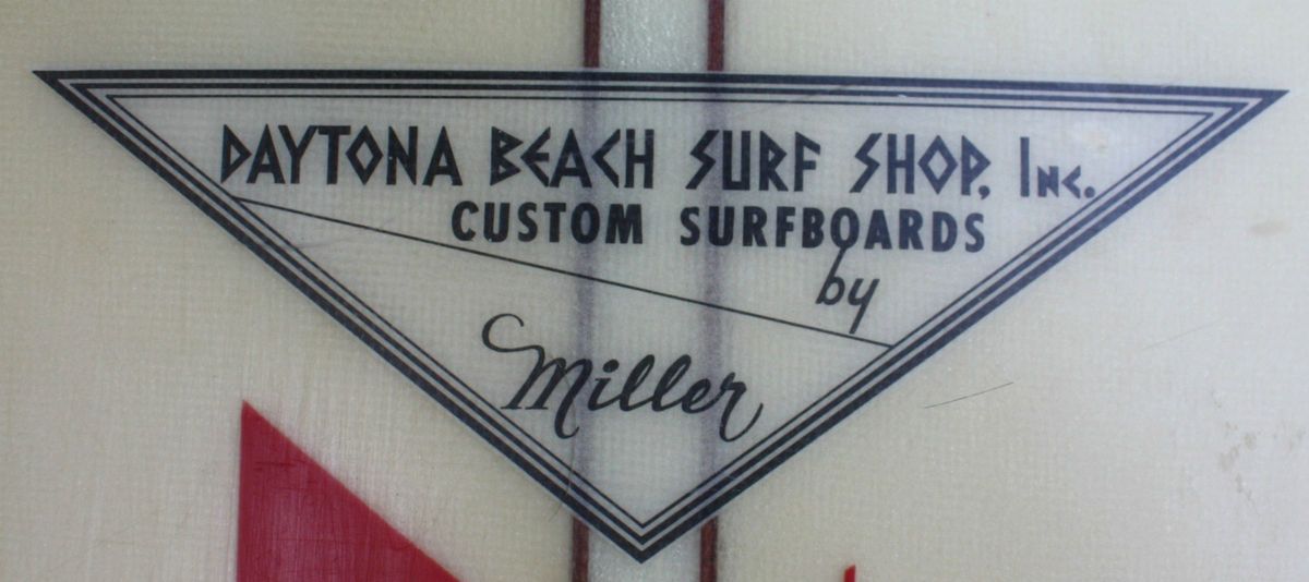 Daytona George Miller Surfboard circa 1966 vintage surf surfing Great