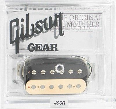 Gibson 496R Hot Ceramic Humbucker Pickup Zebra