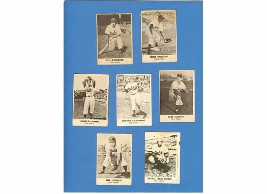 1949 (2) 1950 (5) REMAR BAKING CO. 7 CARD LOT Oakland Oaks PCL Minor