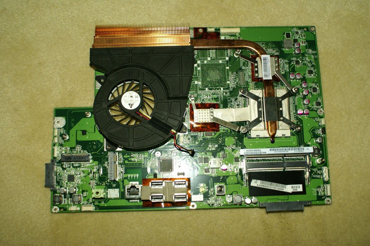 Gateway ZX4300 Motherboard with Heatsink and Fan Included