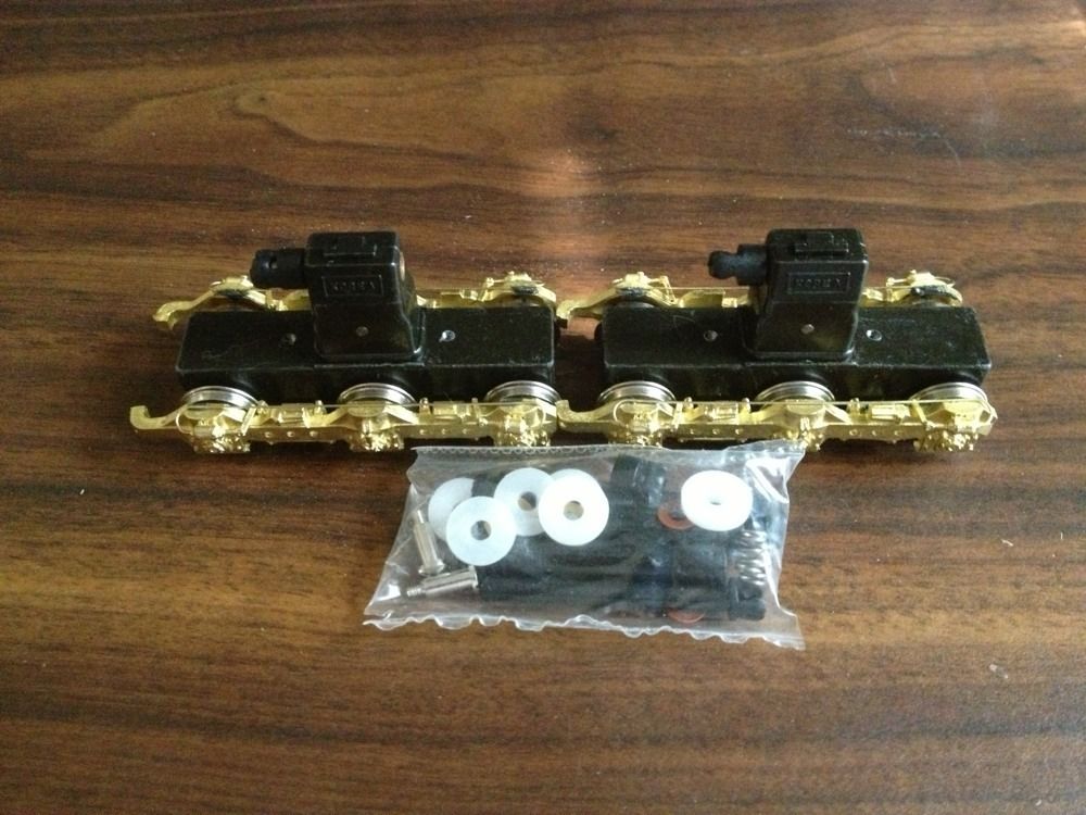 HO EMD HT C 3AXLE Truck w Gearbox Brass Parts