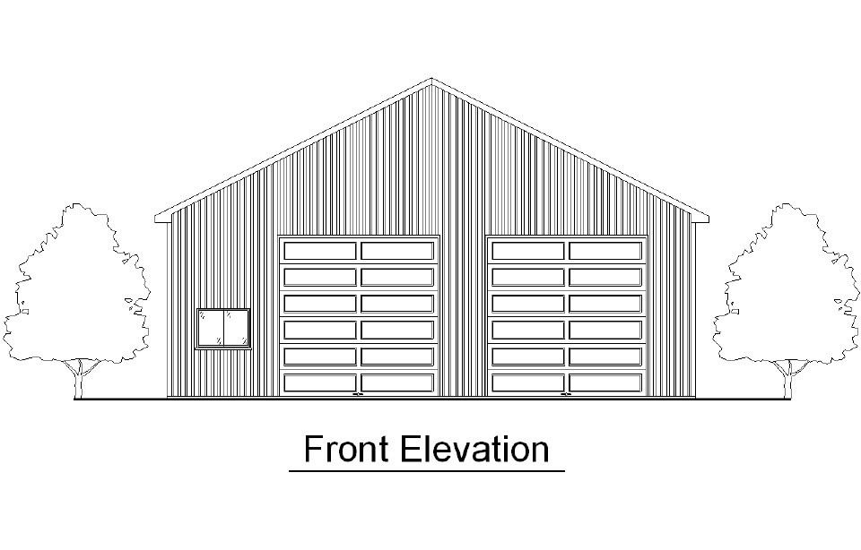 Various Pole Barn Plans 10 Complete Set of Drawings in PDF Format
