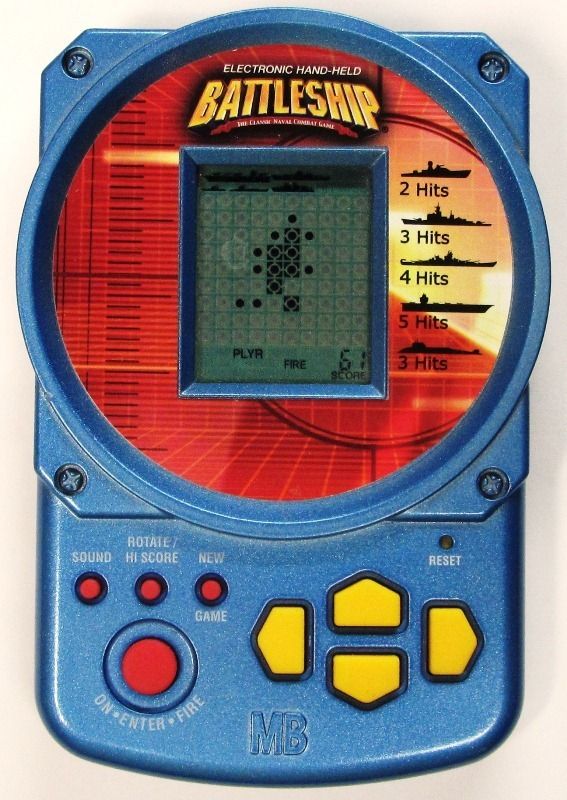 Battleship Handheld Electronic Game Hasbro 2002