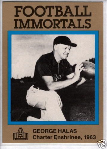  George Halas 1985 Football Immortals 48