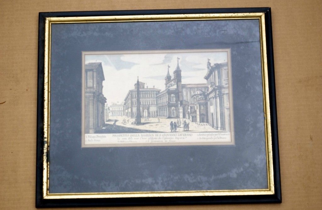  Etching Print Prospetto Della Basilica Di s Giovanni Lateranto