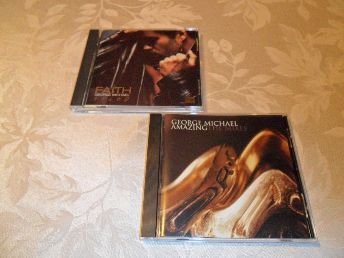 George Michael Faith & Amazing  The Mixes CD Lot of (2) *****