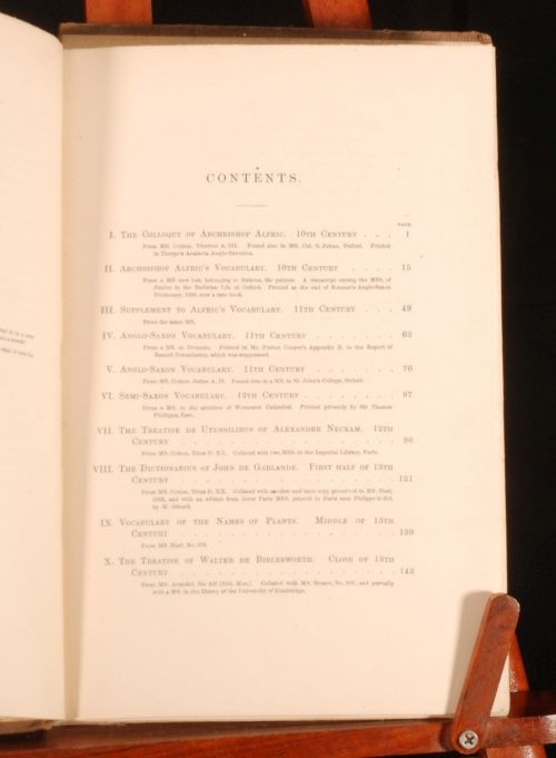 1857 73 2 Vols Vocabularies National Antiquities Wright