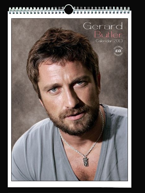 Gerard Butler 2013 Wall Holiday Calendar