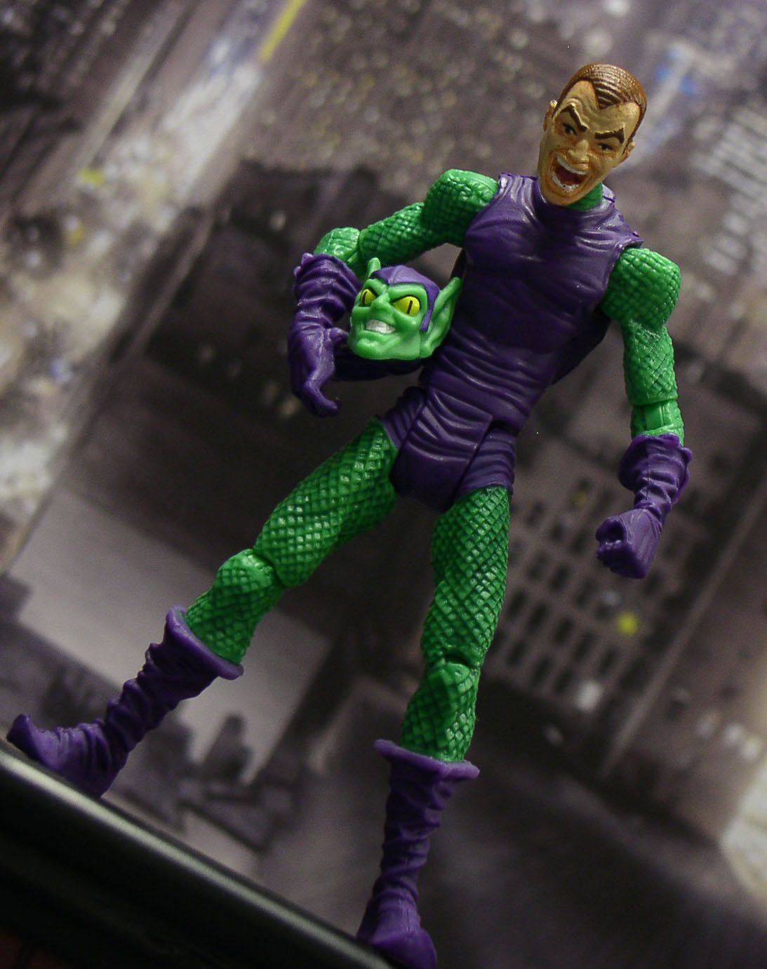 Custom 3 3 4 Amazing Spiderman Green Goblin Unmasked Norman Osborn