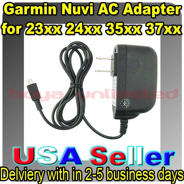 Wall AC Charger Adapter Garmin Nuvi 3450 3490 3550 3590 3750 3760 3790