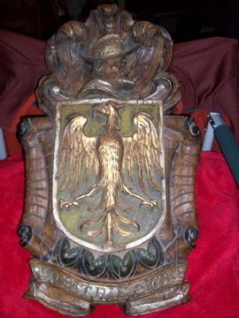 Vanguard Studios Wood Wall Plaque Pro Patrie Amore Eagle 1970