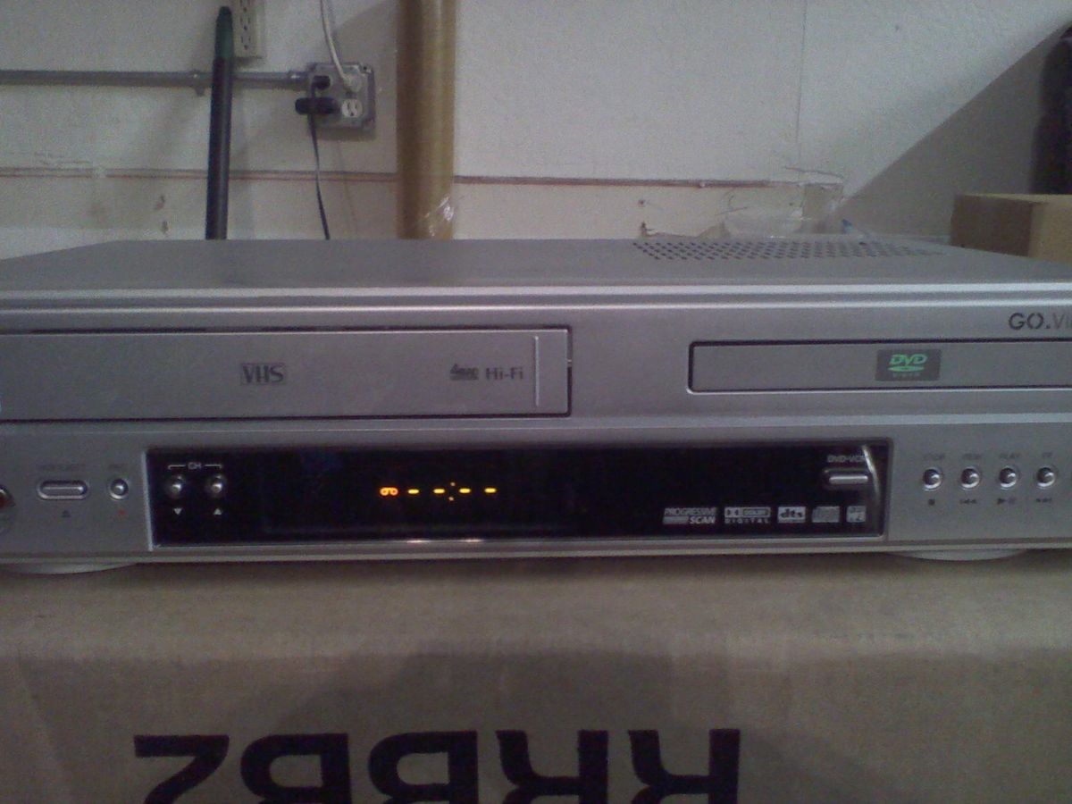 Go Video DVD VCR Player Video Cassette Recorder 4 Head Hi Fi