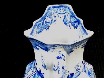  Ironstone Pitcher Willow Pattern Original ID from Godden Book